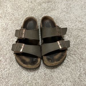 Tan brown Birkenstocks